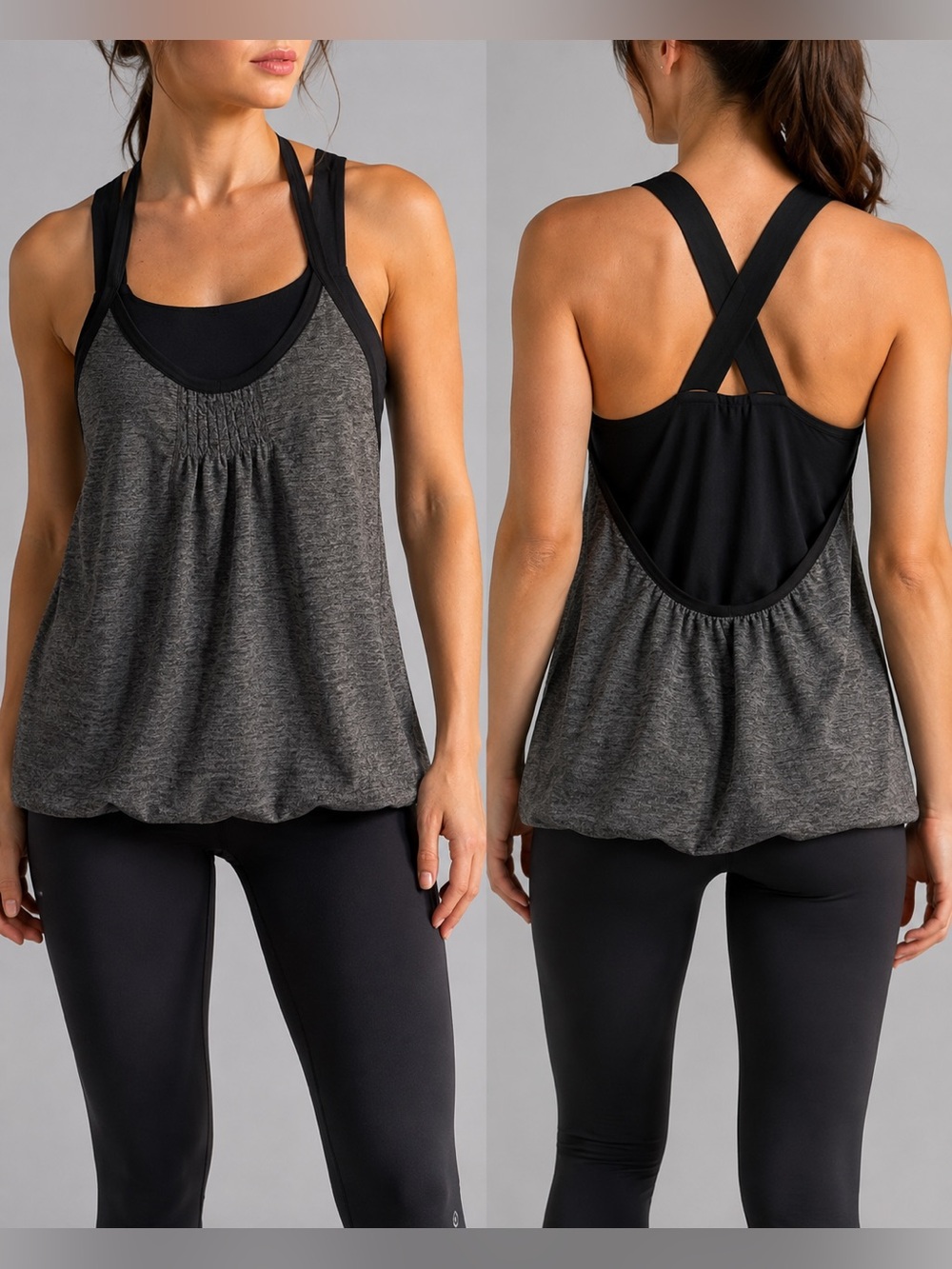 Lululemon *Rare* Awareness Tank - Grey/Black